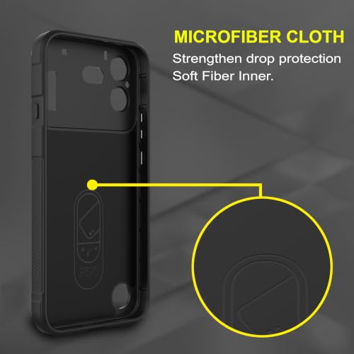 Image of Zapcase Back Case Cover for Nothing Phone (4b) | Compatible for Nothing Phone (4b) Back Cover | Liquid Silicon Magic Case with Camera Protection | Black