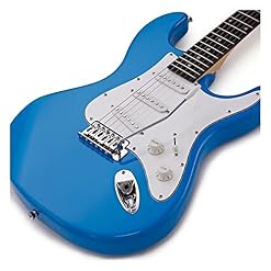 Kit de guitare électrique pour débutant(e) s avec ampli 10 W LA par Gear4music Blue - Les Beatles, Paul McCartney, John Lennon, RIngo Starr, George Harrison Kit de guitare électrique pour débutant(e) s avec ampli 10 W LA par Gear4music Blue – Image 5