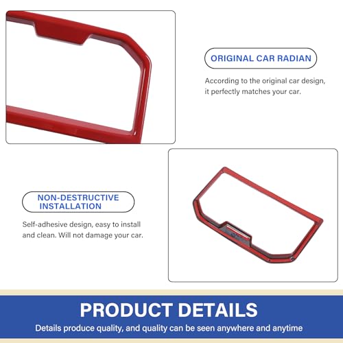 Portavasos para Toyota Tacoma 2024-2025 rojo miniatura 6