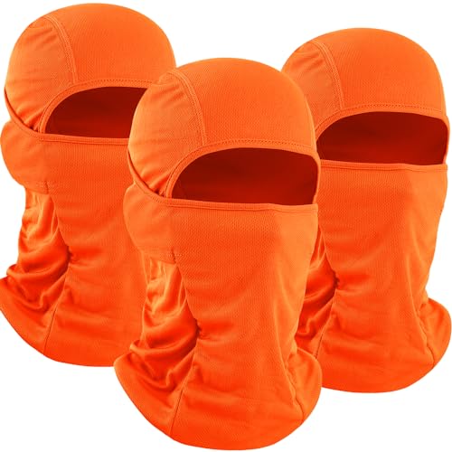 3 Pieces Balaclava Face Face Men, Ski Mask for Men, Summer Breathable...