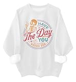 Photo Gallery felpa con scritta "have the day you voted for", con scritta "have the day you voted for", maglietta unisex, bianco, m Photo Gallery felpa con scritta "have the day you voted for", con scritta "have the day you voted for", maglietta unisex, bianco, m