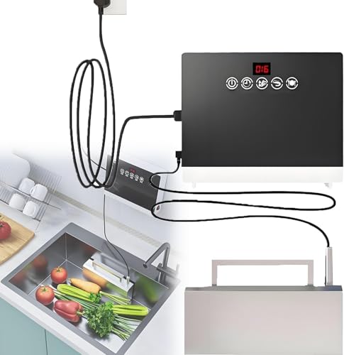 Nuxyyds Lavavajillas Portátil De 380 W, Lavavajillas Eléctrico De Fregadero, Máquina De Limpieza De Fregaderos De Encimera para Platos, Utensilios Y Productos Frescos, Sin Necesidad De Instalación.