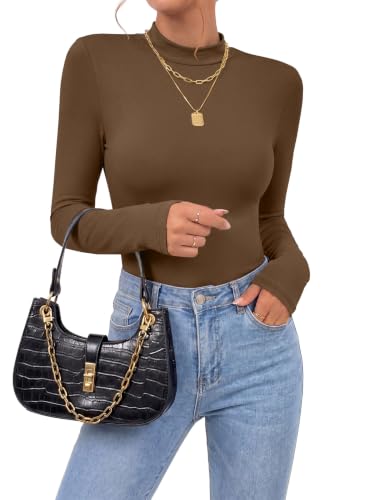 Image of OPOIPIN Women's Long Sleeve Basic Bodysuit