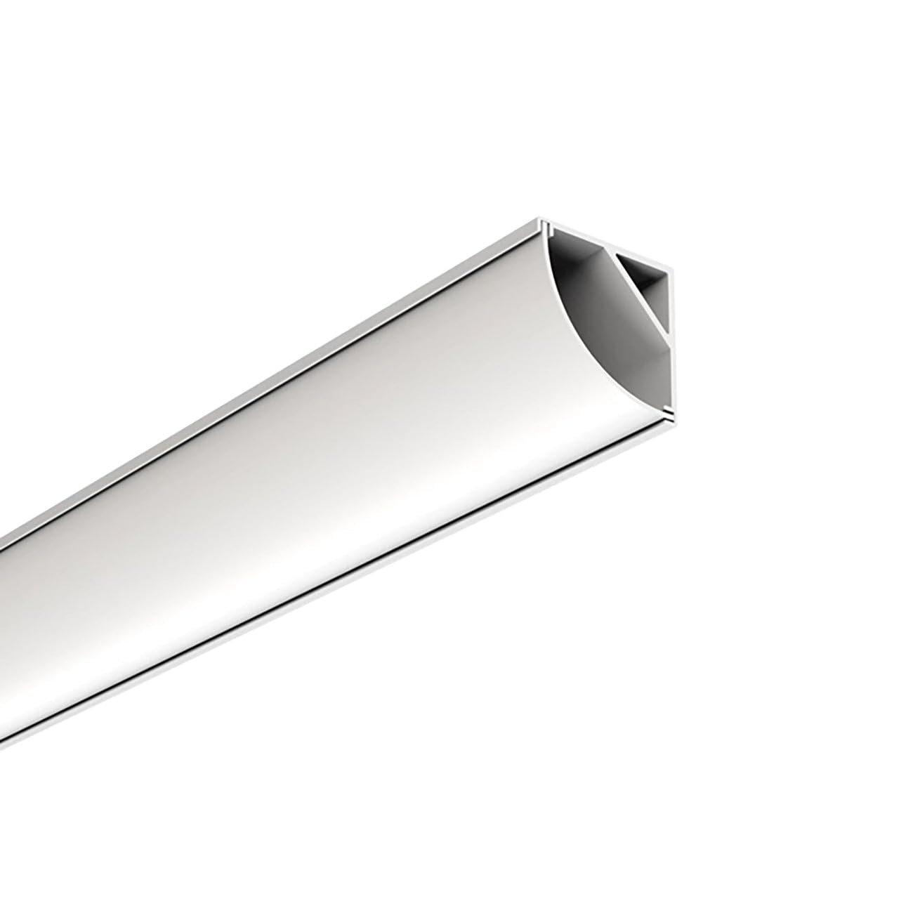 G.W.S® Corner LED Profile, 2-Pack Aluminium Channel for LED Strip Light, 1 Metre 15.7mmx15.7mm (008-M1616)