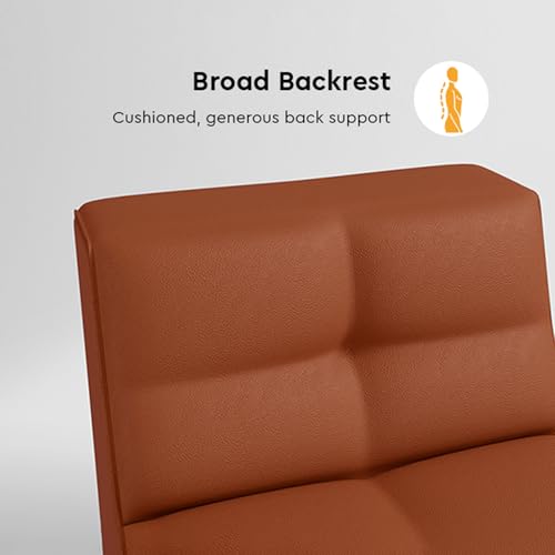 Image of Interio by Godrej Suez 1-Seater Synthethic Leather Sofa