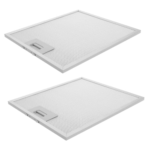 ROMISBABA Filtro de Repuesto para Campana Extractora 2 Piezas 267×305×9 MM Malla Antigrasa de Aluminio 5 Capas Filtro de Grasa Metálico para Cocina