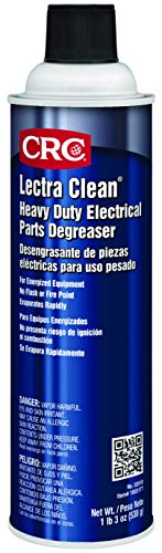 CRC - 2018 Lectra Clean Heavy Duty Electrical Parts Liquid Degreaser, 19 oz Aerosol Can, Clear