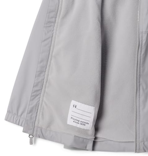 Columbia Youth Boys Rainy Trails Fleece Lined Jacket, Columbia Grey/Shark Slub, Small3