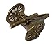 CLEO' m196 soprammobile cannone napoleonico dorato 33 mm per casa delle bambole scala 1/12