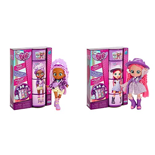 BFF by Bebés Llorones Phoebe | Muñeca Fashion Coleccionable con Pelo Largo, Ropa de Tela y 9 Accesorios + Katie | Muñeca Fashion Coleccionable con Pelo Largo Cover