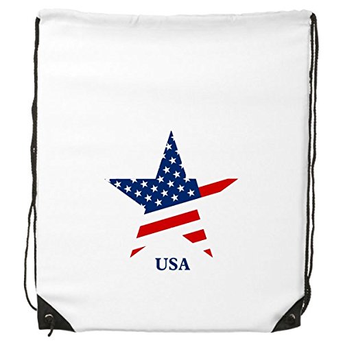Sac à dos femme motif USA idéal pour le sport, les sorties et les cours