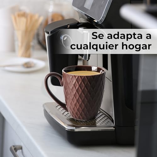 Miniatura 4 de Miamio - 6 X 400 Ml - Juego De Tazas De Café - Taza De Cerámica Moderna En Mate - Taza De Café Grande - Colección Palmanova Beis