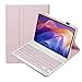 leleyo Custodia tastiera spagnola Ñ per Xiaomi Redmi Pad 2 11' Slim Cover con tastiera wireless magnetica rimovibile QWERTY per Redmi Pad 2(Rosa) immagine