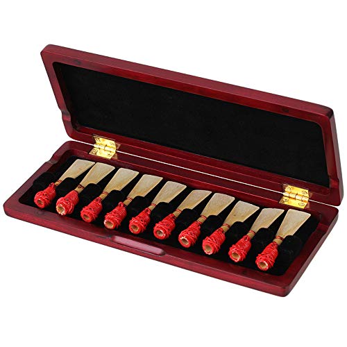 Bqlzr Red Wood Bassoon Reed Box For 10 Reeds Hold Or With Soft Velvet #TOP2
