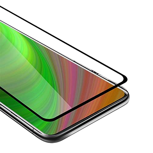 Cadorabo Vidrio Templado Cobertura Completa Compatible con Oneplus 8 en Transparente con Negro - Vidrio Protector de Pantalla en dureza 9H con compatibilidad Touch 3D