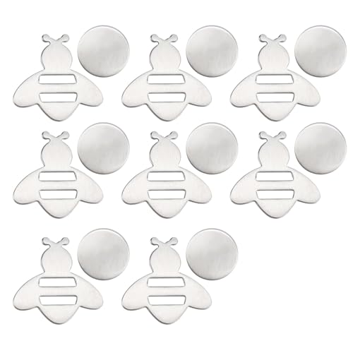 CHSEROK Pesi per Tende da Esterno, 8 Pezzi Pesi per Tende, Ferma tovaglia da Esterno in Acciaio Inossidabile, adsorbimento Magnetico, Adatto per Fissare tovaglie e Tende