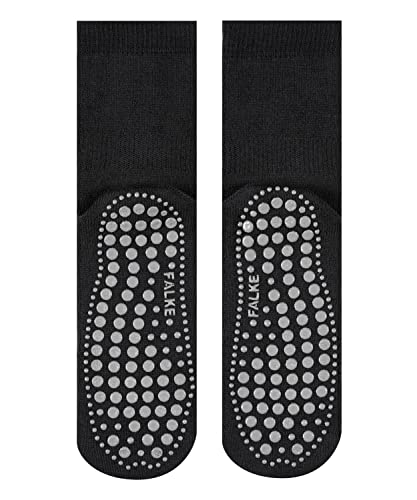 FALKE Stoppersocken Homepads M Hp Wolle Baumwolle rutschhemmende Noppen 1 Paar, Grau Asphalt Melange 3180, 43-46