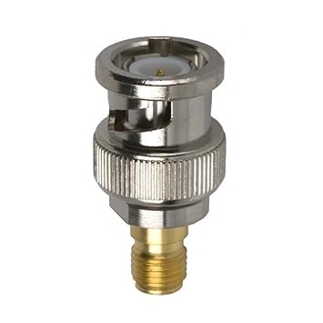 NBR BNC Male to SMA Female Adapters, SMA BNC Connectors RF Antenna CCTV to WiFi Antenna 1 pc.