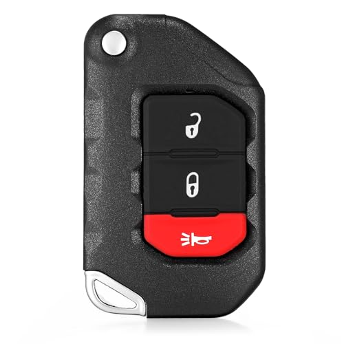 Smart Key Fob Replacement Remote fits for Jeep Wrangler 2018 2019 2020 2021 2022 2023 2024 2025 Smart Car Keyless Entry Remote OHT1130261 433Mhz 4A by LYFUCESS - Used condition - US$26.58