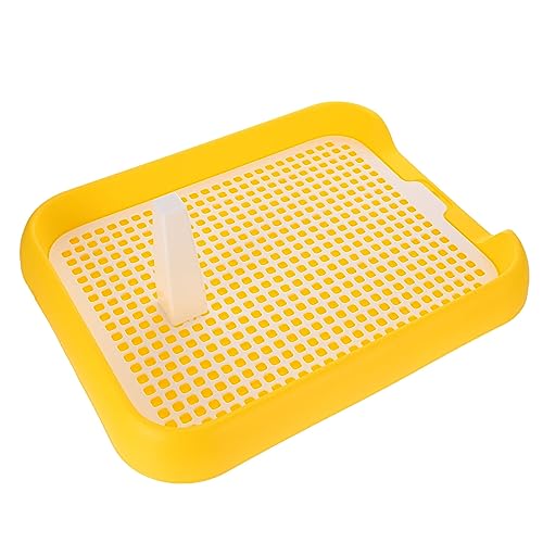 Ipetboom-Pet-Training-Tray-18x15-Dog-Litter-Box-Puppy-Training-Toilet-Pet-Training-Pads-Holder-Pet-Toilet-Yellow - Cucciolini Doodles   Ipetboom-Pet-Training-Tray-18x15-Dog-Litter-Box-Puppy-Training-Toilet-Pet-Training-Pads-Holder-Pet-Toilet-Yellow
