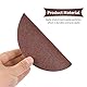 150mm Schleifpapier 80 Körnung, 40 Stück Schleifscheiben 150mm Klett Schleifblätter für Metall Holz Holzwerkstoffe Spanplatte