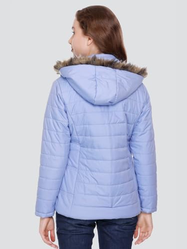 Image of RARE TIMES Women's Stylish Solid Full Sleeves Jacket | Winter Wear Quilted Jacket for Travelling | Regulaer Fit Puffer Jacket For Women