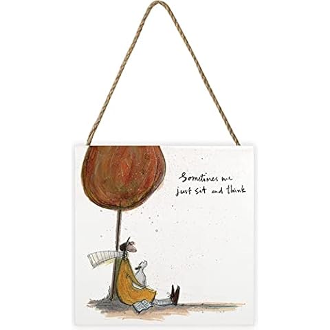 Sam Toft Wooden Decoration - Just Sit and Reflect Cover