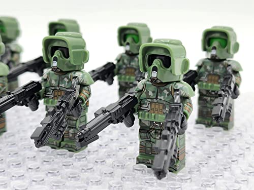 Clone Troopers Sets Phase 2 Battle Set Clone Airborne Paratroopers Troopers With Accessories (41St Scout Troopers 10Pcs) #TOP5