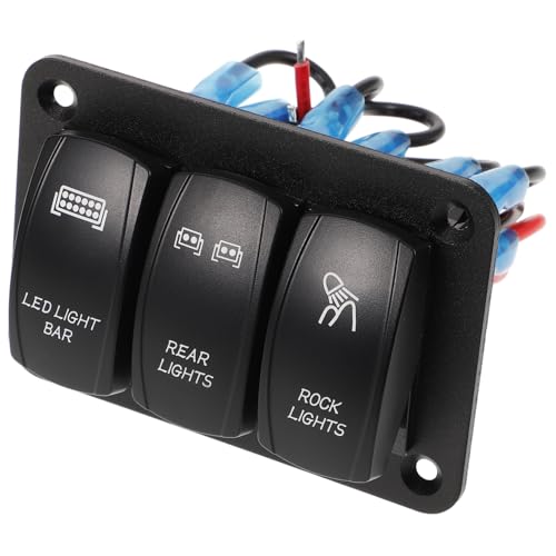Panneau interrupteurs 12V 24V marin étanche pour bateau et camping-car