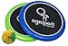 Schildkröt Unisex – Erwachsene Sport Set, 2 Ogo Softdiscs Ø29cm, Limegreen und blau, 1 Ball, Standardgrösse, Neue Farbe, der beliebte Spiel-Klassiker, 970198, One Size
