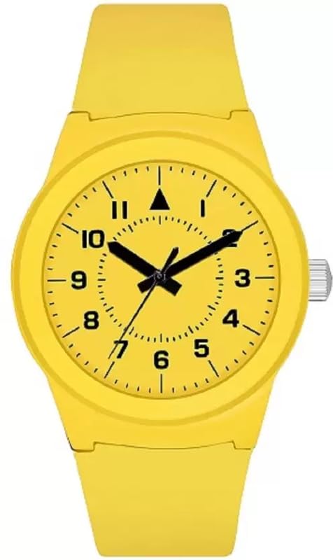 REEMON Analog PU Strap with Yellow Strap Round Shape Casual Girl Watch (B0CBBCP64C) Amazon Price History, Amazon Price Tracker