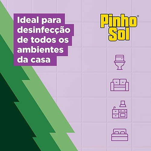 Pinho Sol Desinfetante Diluível Perfumado Flor De Mandacaru 1000Ml