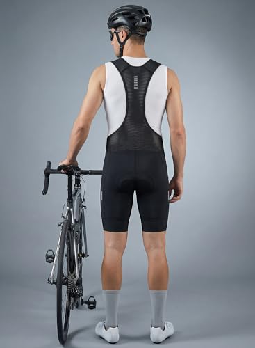 Przewalski Men's Cycling Bike Bib Short with Phone Pockets,4D Padded Breathable Biking Bicycle Bib Tights - Thumbnail 2