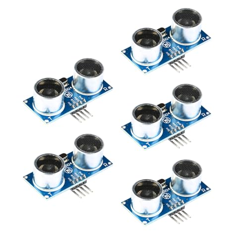 EC Buying 5Pcs HC-SR04+ Ultrasonic Ranging Module HC-SR04 Ultrasonic Module Distance Sensor 3.3V 5V Microcontroller MCU Control for Arduino