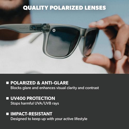 Image of Knockaround Large Polarized Sunglasses for Men & Women - UV400 Protection