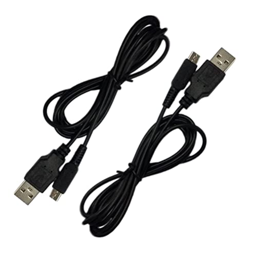 Image of 2-Pack New 3DS New 2DS DSi Charging Cable Power USB Charger Cord Compatible with Nintendo New 3DS /3DS,New 3DS XL /3DS XL,New 2DS /2DS XL /2DS /DSi /DSi XL,New 2DS XL Ndsi (Black)