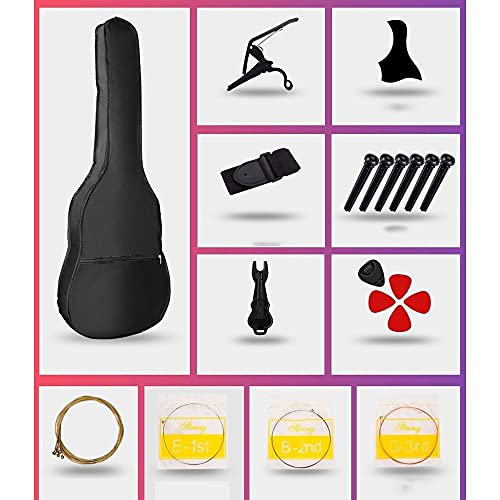 Rekaf 38 pouces 41 pouces guitare classique folk pour débutants Tochigi acoustique pleine grandeur Guitare native simple face Guitare acoustique Retro Folk Series Fait à la main Femme et homme Auto-ap - Les Beatles, Paul McCartney, John Lennon, RIngo Starr, George Harrison Rekaf 38 pouces 41 pouces guitare classique folk pour débutants Tochigi acoustique pleine grandeur Guitare native simple face Guitare acoustique Retro Folk Series Fait à la main Femme et homme Auto-ap – Image 4
