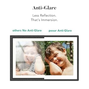 Pexar by lexar digital picture frame 2k resolution ultimate clarity 11 anti glare touch screen stunning under lighting wifi photo frame 32gb for home decor gifting share photosvideos via app  urban country home decor