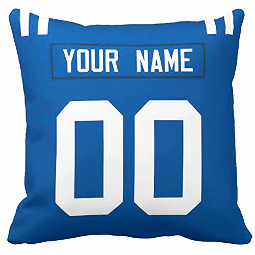 Image of ANTKING Throw Pillow 2 Pack with Custom Name and Number Personalized Gift for Men Women Boys