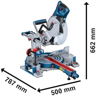 Bild 5 - Bosch Professional Kapp- und Gehrungssäge GCM 305-254 D (schneidet bis zu 90 x 305mm, inkl. 1x Kreissägeblatt, 2x Werkstückauflage, Staubbeutel, Klemme)