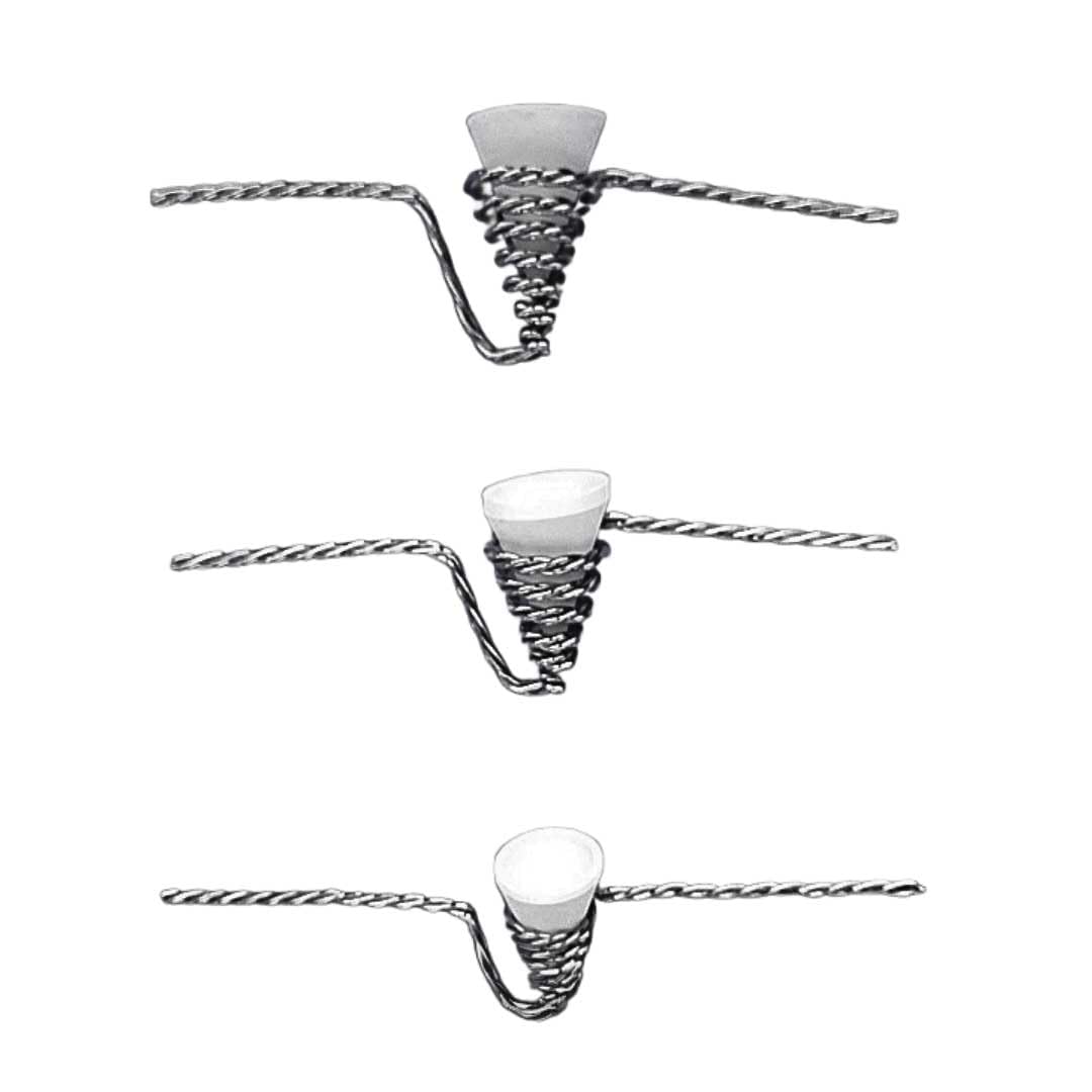 Crogioli conici in nitruro di boro for rivestimento - 1 pezzo, ideali for cestelli in filo di tungsteno, da 0,25 ml a 3 ml(0.5mL(15x15mm) No Tungsten Basket)