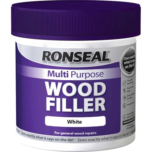 Ronseal MPWFW465 Multi-Purpose Wood Filler Tub - white 465 g