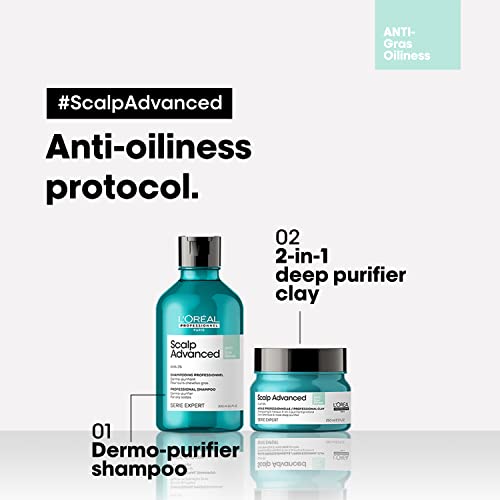 L’Oréal Professionnel Scalp Advanced Anti-Oiliness Dermo-Purifier Shampoo - Image 5