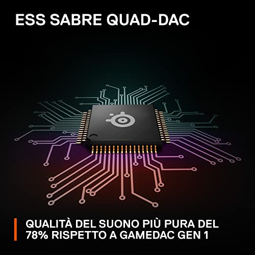 GameDAC Gen 2 (Xbox) Amplificatore audio Hi-Res - ESS Sabre Quad-DAC - Cancellazione del rumore basata sull'intelligenza artificiale - Audio surround a 360 gradi - Certificazione Hi-Res - - Cuffia gaming - Immagine 3