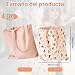 Imagen de Bolsa de Tela algodón Lino Reversible 1 Pieza 40x36 cm Bolsa Tote Reutilizable Mujer niña Bolsa Compra ecológica Ligera Bolso Hombro Doble Cara diseño Moderno Uso Diario