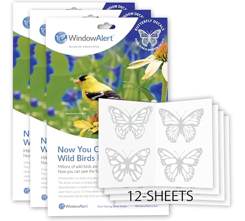 WindowAlert Butterfly Anti-Collision Decal Pack