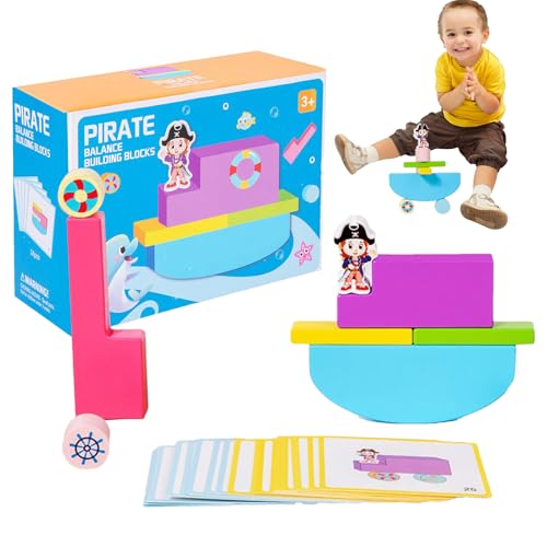 Jeux d'empilement durables avec blocs puzzle de précision pour petits et grands