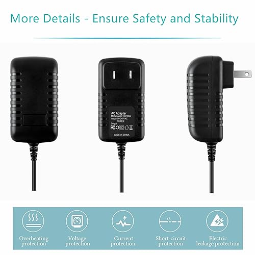 Dysead 12V AC/DC Adapter Compatible with Mustek SE A3 USB 600 1200 Pro ScanExpress Flatbed Scanner Power Supply Cord Cable PS Wall Home Charger PSU