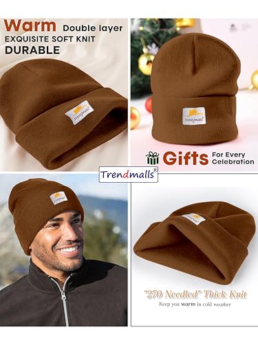 Image of TRENDMALLS Mens /Women /Kids Cap Unisex Hat Knit Cuffed Beanie