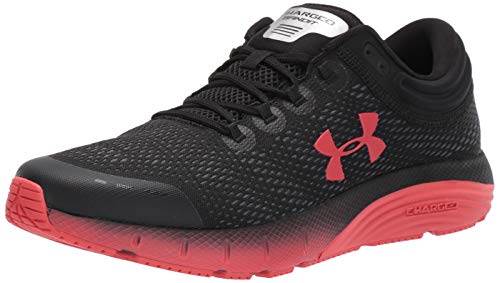 Under Armour Men's Charged Bandit 5 Running Shoe, Black (003)/Martian Red, 11.5